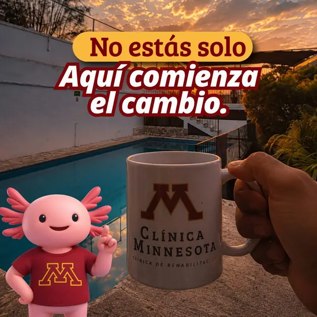Mensaje de apoyo en Clínica Minnesota